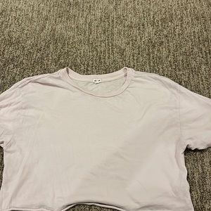 Garage lavender crop top T-shirt